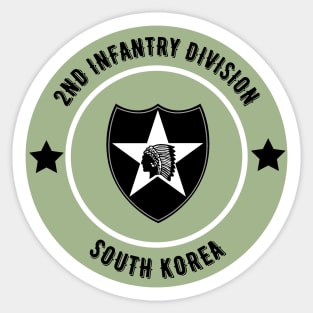 2nd Infantry Division South Korea Sticker